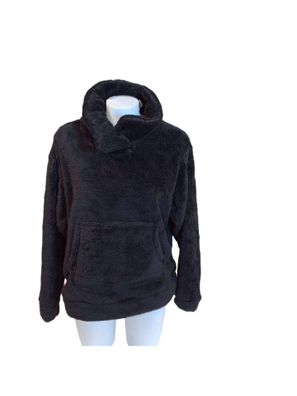 Nicole Miller Sport teddy pullover black,size xl